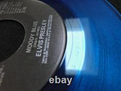 Rare Elvis Presley Experimental Test Pressings Moody Blue Colored Vinyl Set