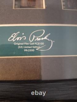 Rare Elvis Presley Film Cell Montage Framed Display Limited Edition #99/2500