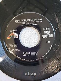 Rare Elvis Presley For Easter Milky White Way / Swing Down Sweet 45 RPM