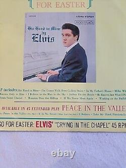 Rare Elvis Presley For Easter Milky White Way / Swing Down Sweet 45 RPM