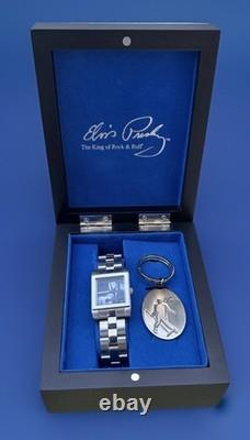 Rare Elvis Presley Fossil Watch Set #094/2000 NOS Box Collector Display Piece