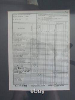Rare Elvis Presley Framed Individual Clothing Record Army Document Copies READ