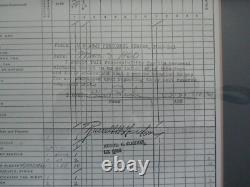 Rare Elvis Presley Framed Individual Clothing Record Army Document Copies READ