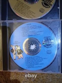Rare Elvis Presley Karaoke CDG Disc Lot 12 CDs Music Maestro Out Of Print