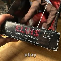 Rare Elvis Presley Kmart Animated Singing and Dancing Doll with Box