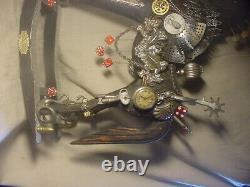 Rare Elvis Presley Las Vegas rocking horse carousel sculpture art byJohn Stebila