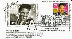 Rare! Elvis Presley Lot of First Day Covers With Historic Stamps