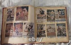 Rare Elvis Presley Memorabilia Scrapbook (Unused Clippings In Back Pg Of Book)