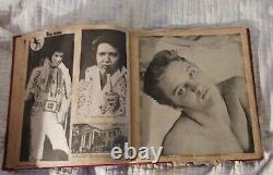 Rare Elvis Presley Memorabilia Scrapbook (Unused Clippings In Back Pg Of Book)