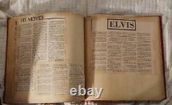 Rare Elvis Presley Memorabilia Scrapbook (Unused Clippings In Back Pg Of Book)