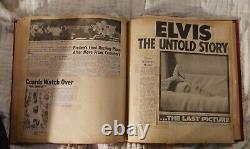 Rare Elvis Presley Memorabilia Scrapbook (Unused Clippings In Back Pg Of Book)