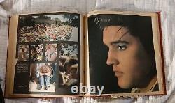 Rare Elvis Presley Memorabilia Scrapbook (Unused Clippings In Back Pg Of Book)