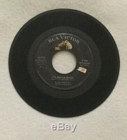 Rare Elvis Presley Mispress It's Now or Never / A Mess of Blues 7-Inch 45