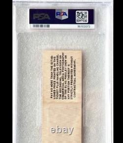 Rare Elvis Presley Misprinted? Not Valid Adm 8/25/77 Cumberland Arena Psa- 8