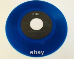 Rare Elvis Presley Moody Blue Blue Vinyl Promo signed by Joe Esposito