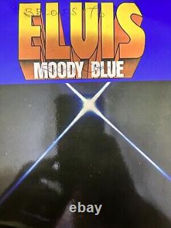 Rare Elvis Presley Moody Blue Unique Cover Label Music Girl Malaysia Lp