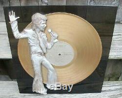 Rare Elvis Presley Music Record Store Display Golden Records Vol. 1 Resin Figure