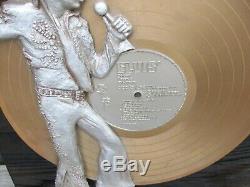 Rare Elvis Presley Music Record Store Display Golden Records Vol. 1 Resin Figure