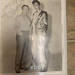 Rare Elvis Presley Nudie Cohn Signed Picture 1980s Autograph 8x10 B&W Photo