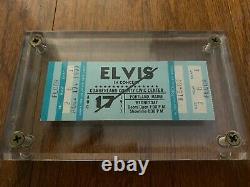 Rare Elvis Presley Original/authentic Concert Ticket Portland, Me 8/17/77 Tcb