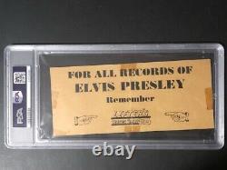 Rare Elvis Presley PSA Authenticated 8/7/56 St. Petersburg, Florida Full Ticket