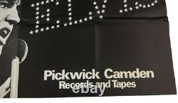 Rare Elvis Presley Pickwick Camden Record Store Promo Poster 36.5x24 Vintage