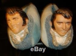 Rare Elvis Presley Plastic Head Slippers RARE