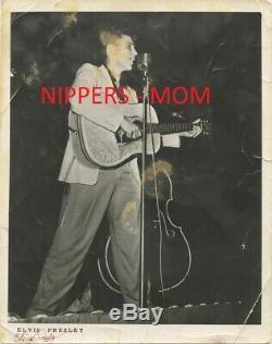 Rare Elvis Presley Promo Photo Autographed 8 x 10 Original 1956