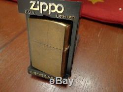 Rare Elvis Presley Prototype Brush Brass Zippo Lighter 1986