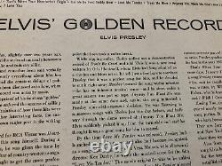 Rare Elvis Presley RCA 1st Press Elvis' Golden Records 12 Vinyl Mono LP 1958