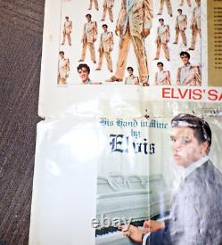 Rare Elvis Presley Rca New Record Promotional Poster 1968 Original 35 X 58