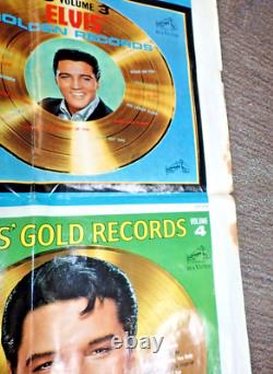 Rare Elvis Presley Rca New Record Promotional Poster 1968 Original 35 X 58
