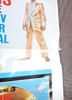Rare Elvis Presley Rca New Record Promotional Poster 1968 Original 35 X 58
