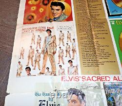 Rare Elvis Presley Rca New Record Promotional Poster 1968 Original 35 X 58