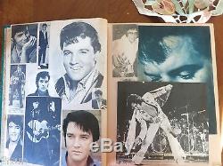 Rare Elvis Presley Scrapbook Over 56 Pages/sexy Handsome 1953-1989