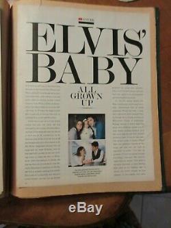 Rare Elvis Presley Scrapbook Over 56 Pages/sexy Handsome 1953-1989