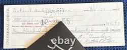 Rare Elvis Presley Signed 1955 Christmas Check BAS Beckett COA