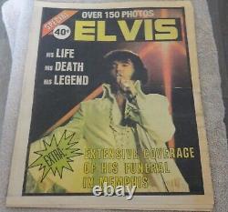 Rare Elvis Presley Special Extra Edition Newspaper 150 photos of ELVIS 1977