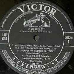 Rare Elvis Presley Style 10-Inch Analog LP Record from Japan