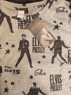 Rare Elvis Presley T-shirt Dress Brand New With Tags Grey Sold Out Official Rock