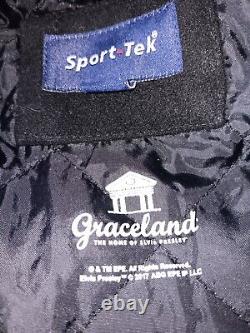 Rare Elvis Presley V. I. P. Graceland Hooded Varsity Jacket Size Medium