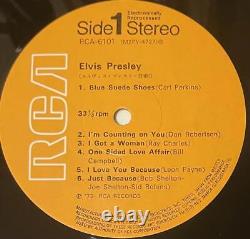 Rare Elvis Presley appearance with Obi & liner Japan LP record