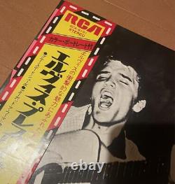 Rare Elvis Presley appearance with Obi & liner Japan LP record