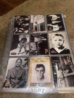 Rare Elvis Presley card collection over 600 cards