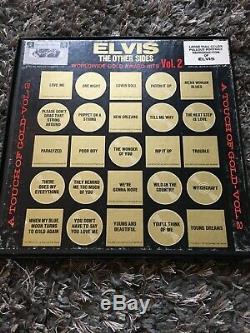 Rare Elvis The Other Sides 50 Gold Award Hits Vol 2 With Cloth + Poster Lpm 6402