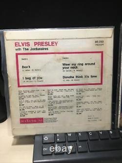 Rare Elvis presley Ref86.299 Et Compact 33 Ref33.002 Vg+