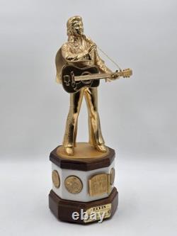 Rare Empty Newm Ccormick Elvis Presley 50th Birthday XL 18 Decanter Music Box