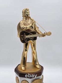 Rare Empty Newm Ccormick Elvis Presley 50th Birthday XL 18 Decanter Music Box