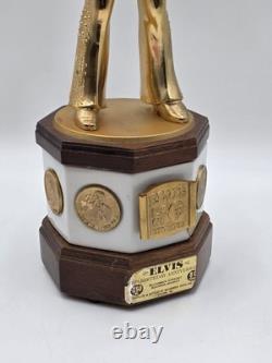 Rare Empty Newm Ccormick Elvis Presley 50th Birthday XL 18 Decanter Music Box