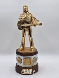 Rare Empty Newm Ccormick Elvis Presley 50th Birthday XL 18 Decanter Music Box